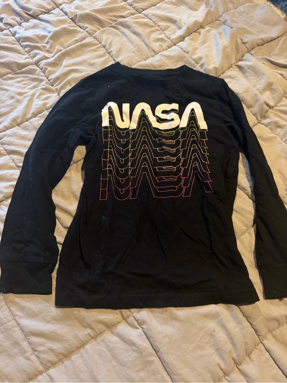 NASA Graphic Long-Sleeve Tee - Black
